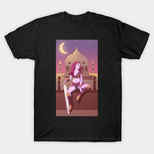 A warrior at night T-Shirt